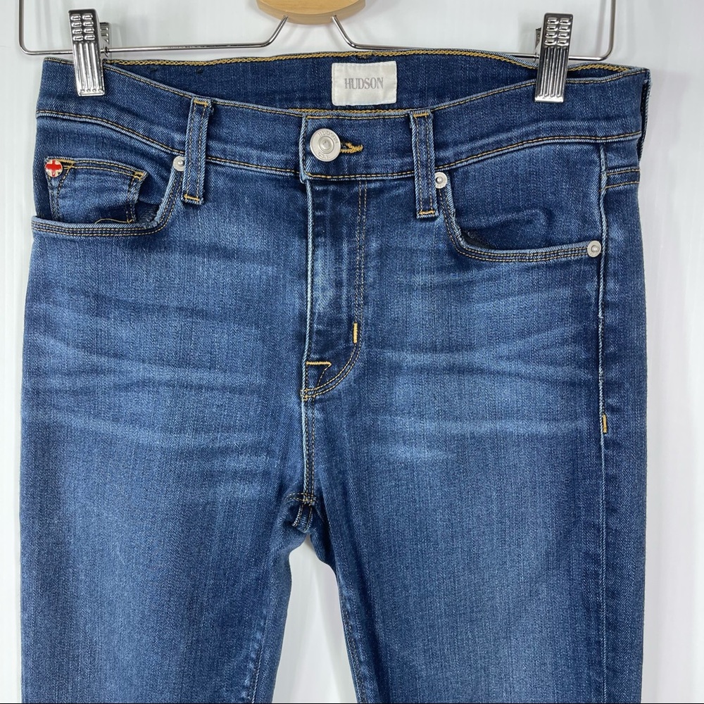 Hudson Sz 26 Natalie Mid Rise Ankle Super Skinny Jeans - Picture 4 of 13